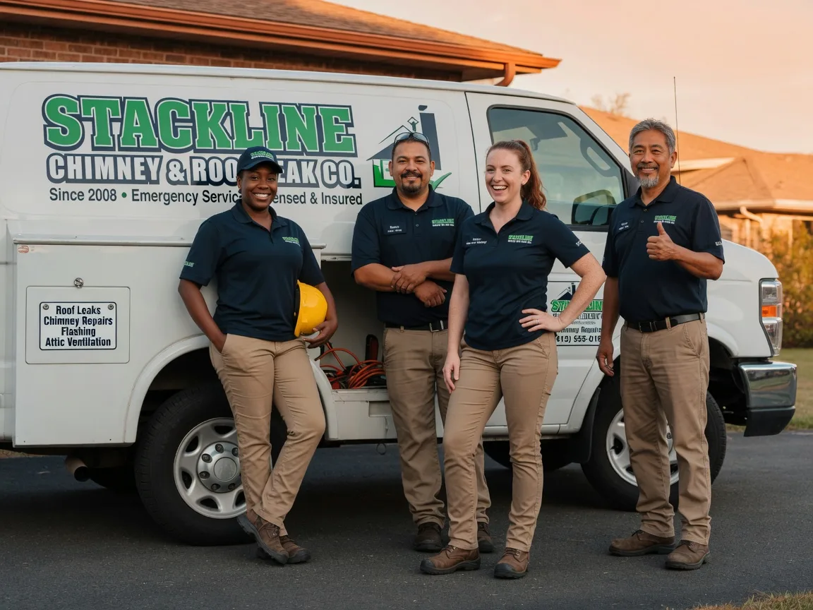 Chimney flashing repair company in Lane City, TX